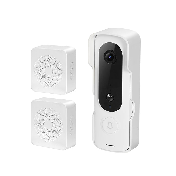 Wifi Doorbell Camera Wireless with 2 Indoor Chime-1809082741761904640